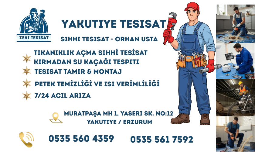 yakutiye tesisatçı